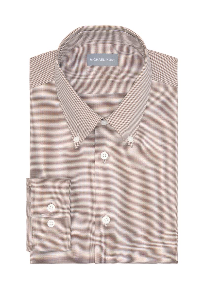 michael kors slim fit dress shirt Men`s Button Down Cotton fit Spread Collared Dress Shirt Michael Kors Men`s Slim Fit