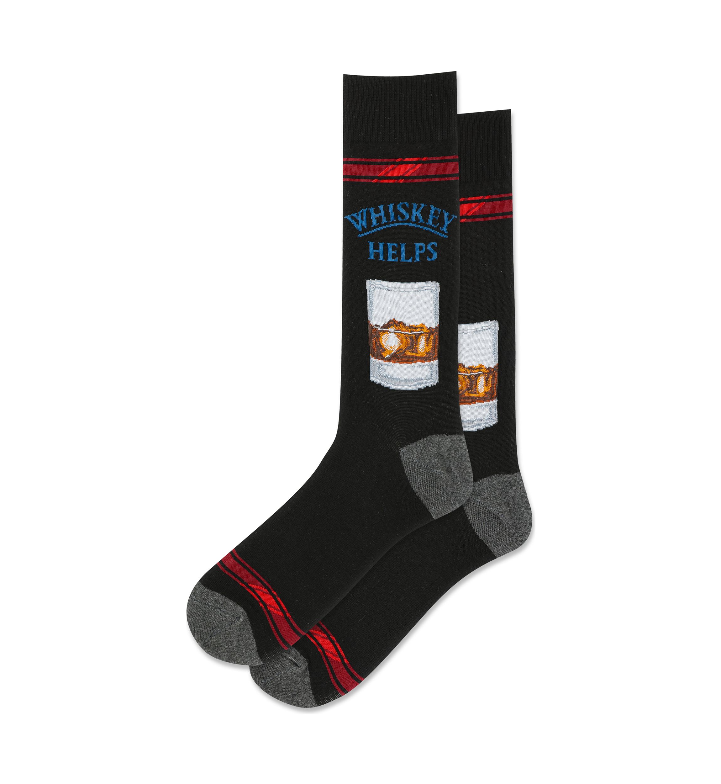 Whiskey Helps Crew Socks