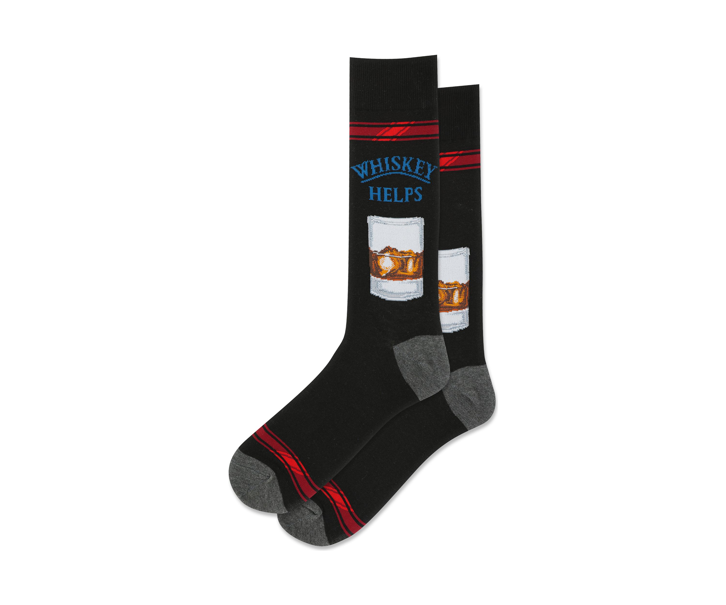Whiskey Helps Crew Socks
