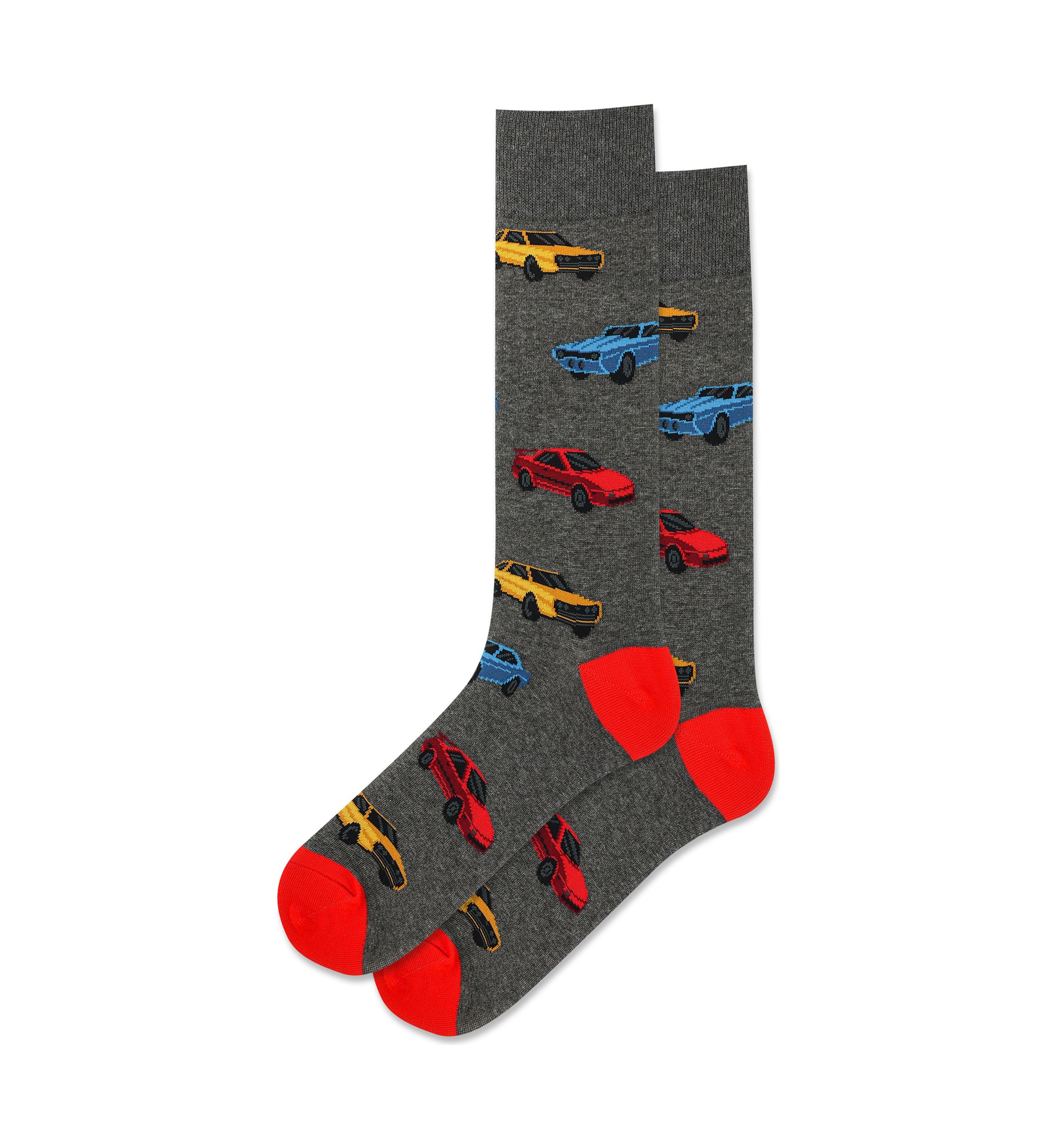 Eighties Cars Printed Socks
