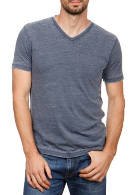 Lucky Brand Men's Slim Fit V-Neck Cotton Undershirt 3 Pack