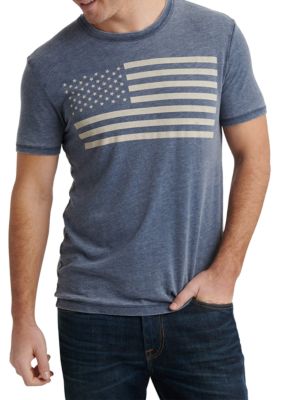 USA Flag Graphic T Shirt