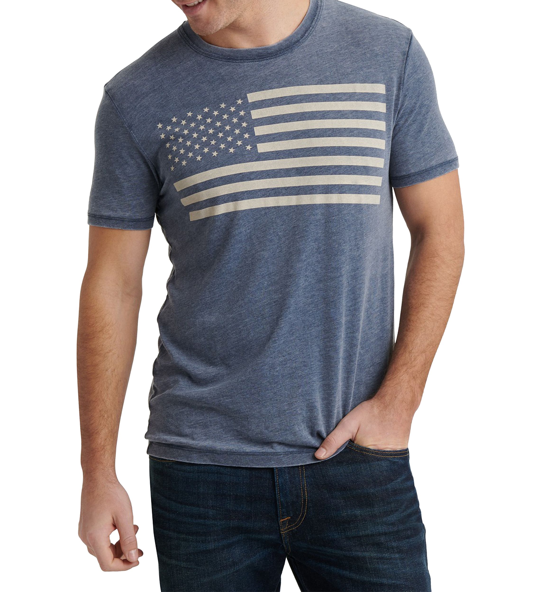 USA Flag Graphic T Shirt