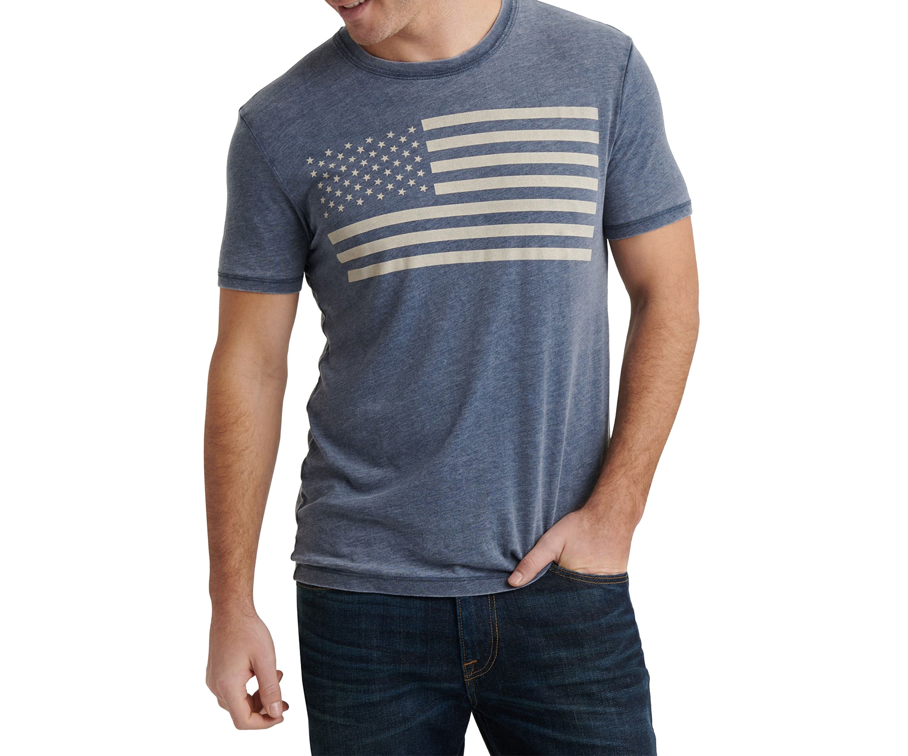 USA Flag Graphic T Shirt