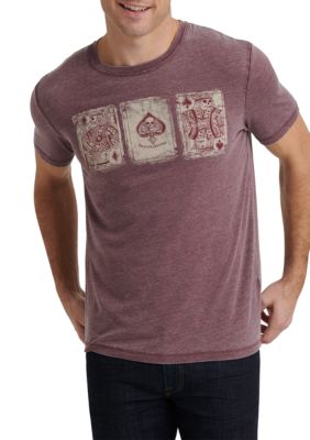 Lucky Brand Poker Cards Graphic T Shirt Belk