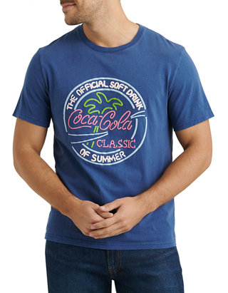 Lucky Brand Dark Denim Coca Cola Graphic T-Shirt | belk
