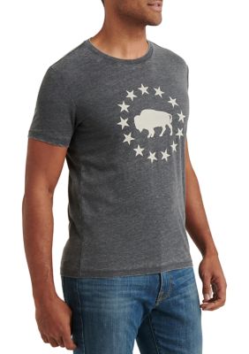 Jet Black Buffalo Graphic T-Shirt