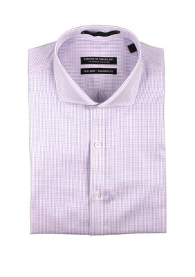 Forsyth Of Canada Men S Long Sleeve Micro Check Dress Shirt Belk