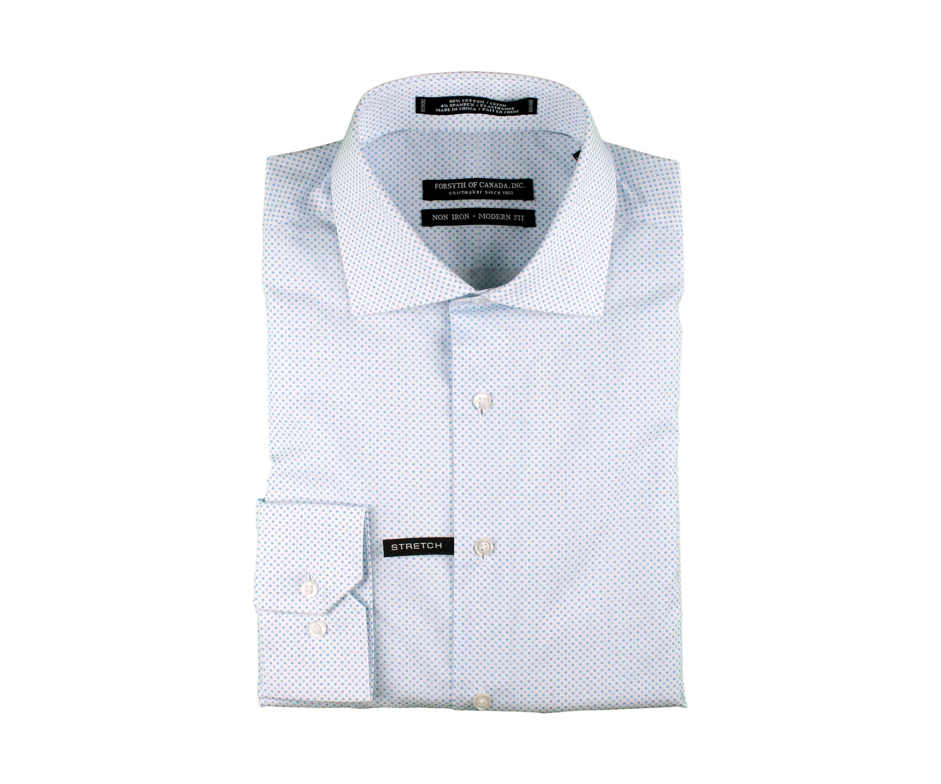 Mens Mini Geo Printed Button Down Shirt