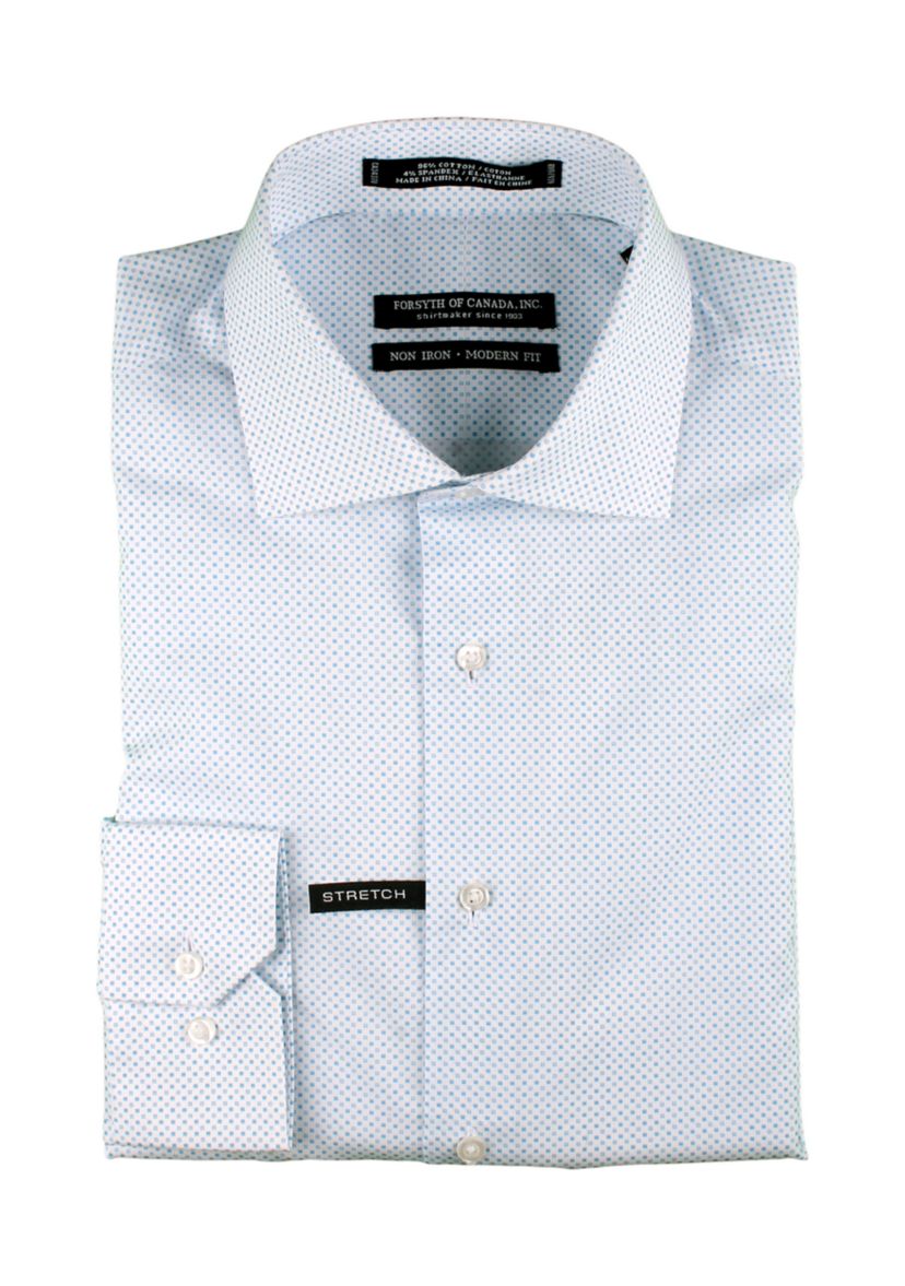 Mens Mini Geo Printed Button Down Shirt
