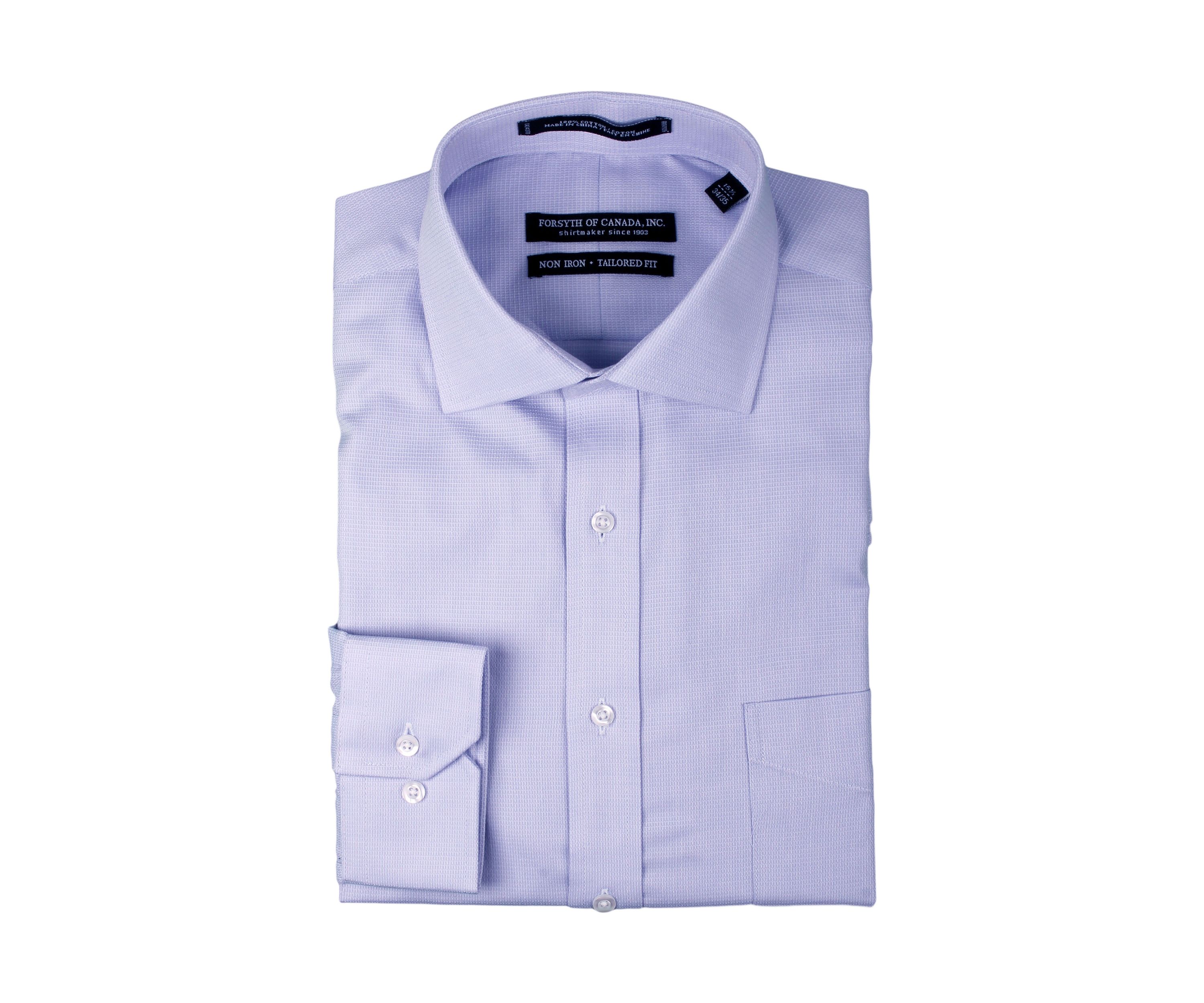 Mens Printed Dobby Spread Collar Shirt