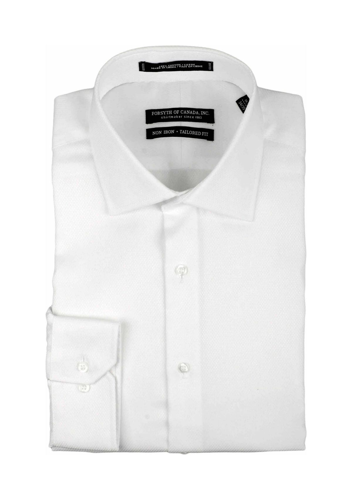Mens Textured Dress Shirt