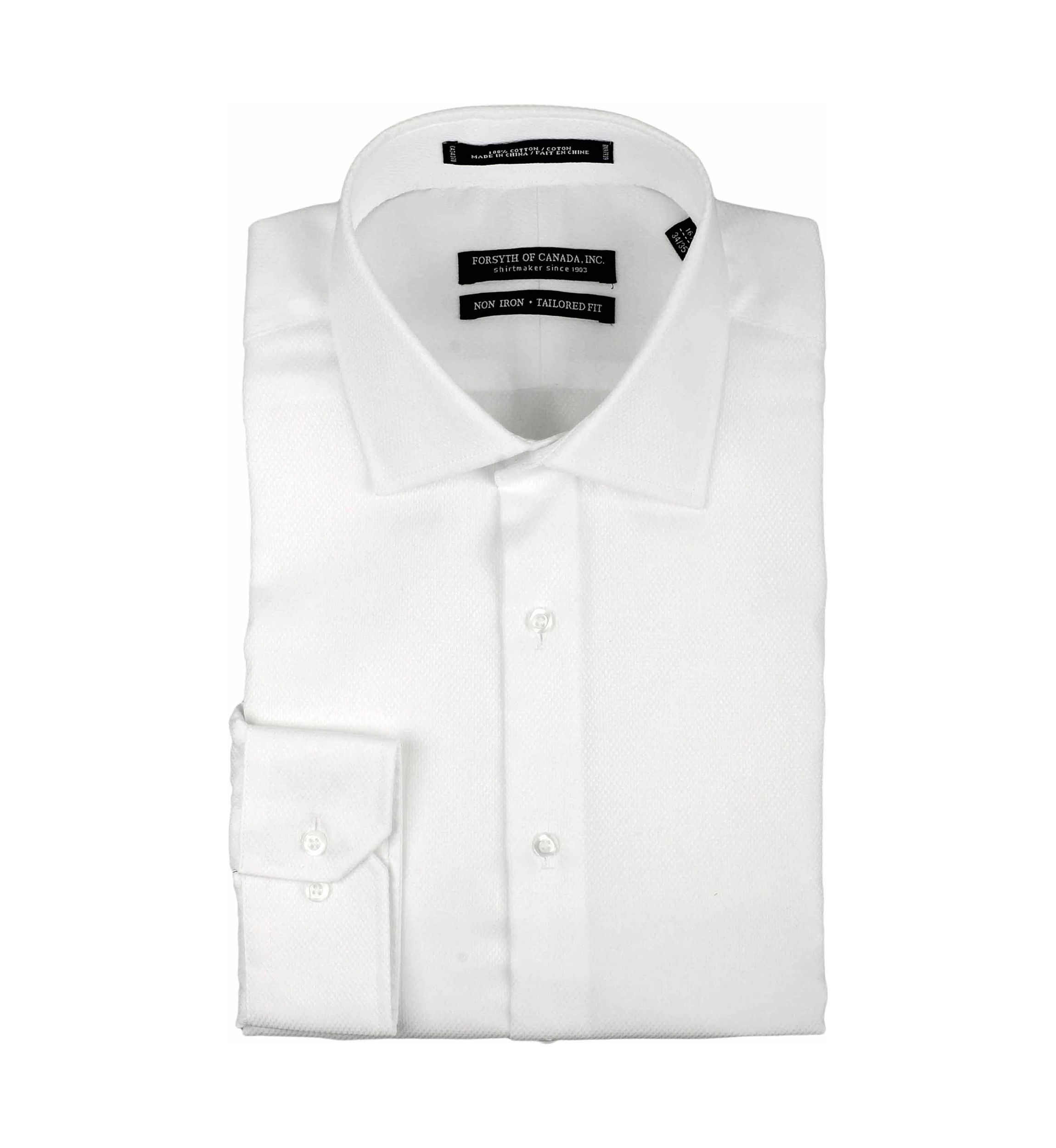 Mens Textured Dress Shirt