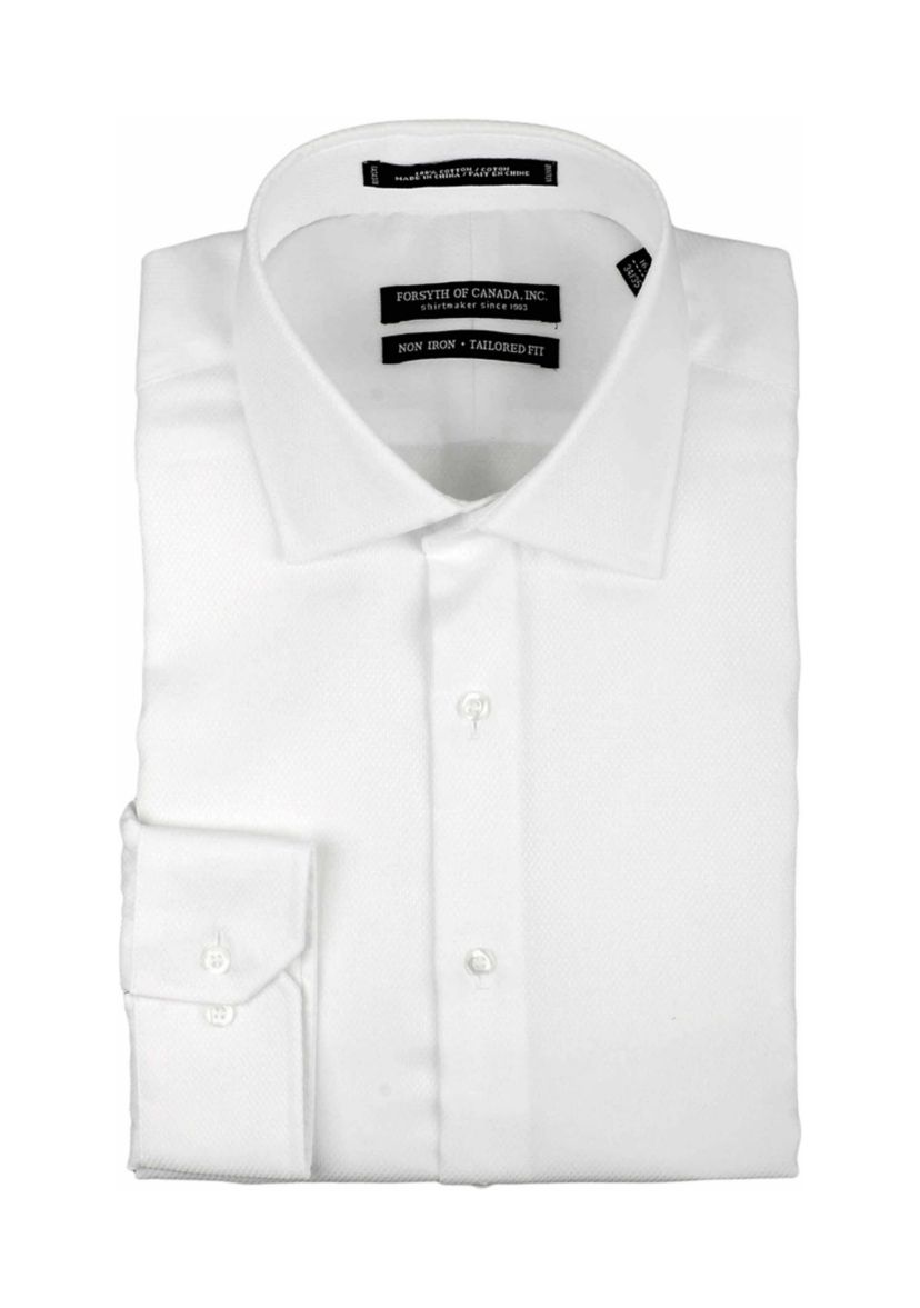 Mens Textured Dress Shirt