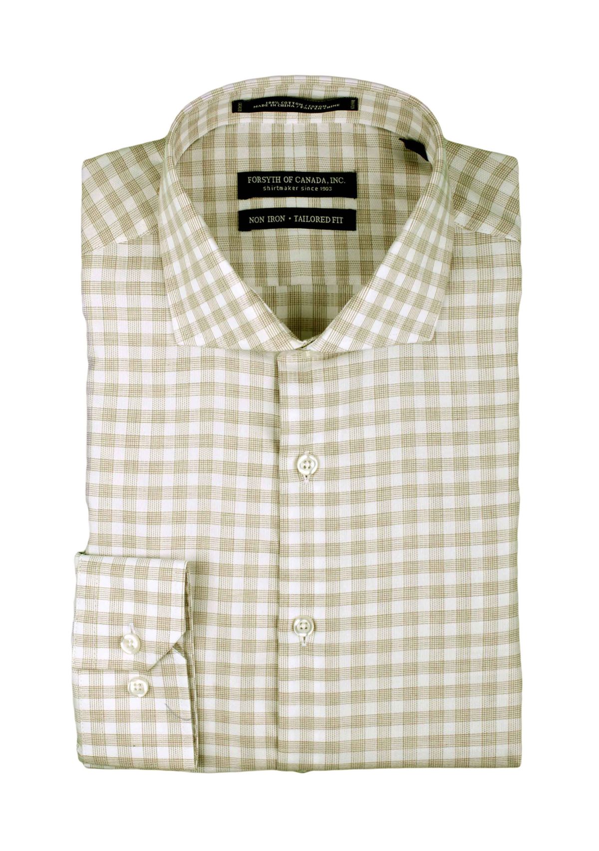 Dobby Check Button Down Shirt