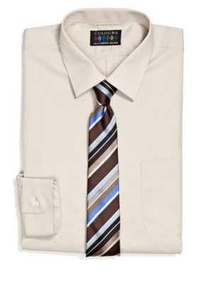 mens boxed shirt and tie sets