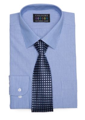 Alexander Julian Regular-Fit Boxed Dress Shirt And Tie Set | belk