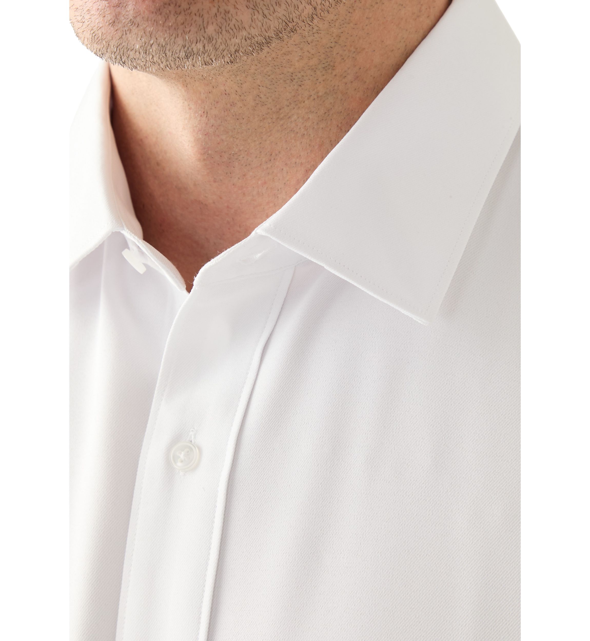 Mens Tall Twill Solid Performance Dress Shirt