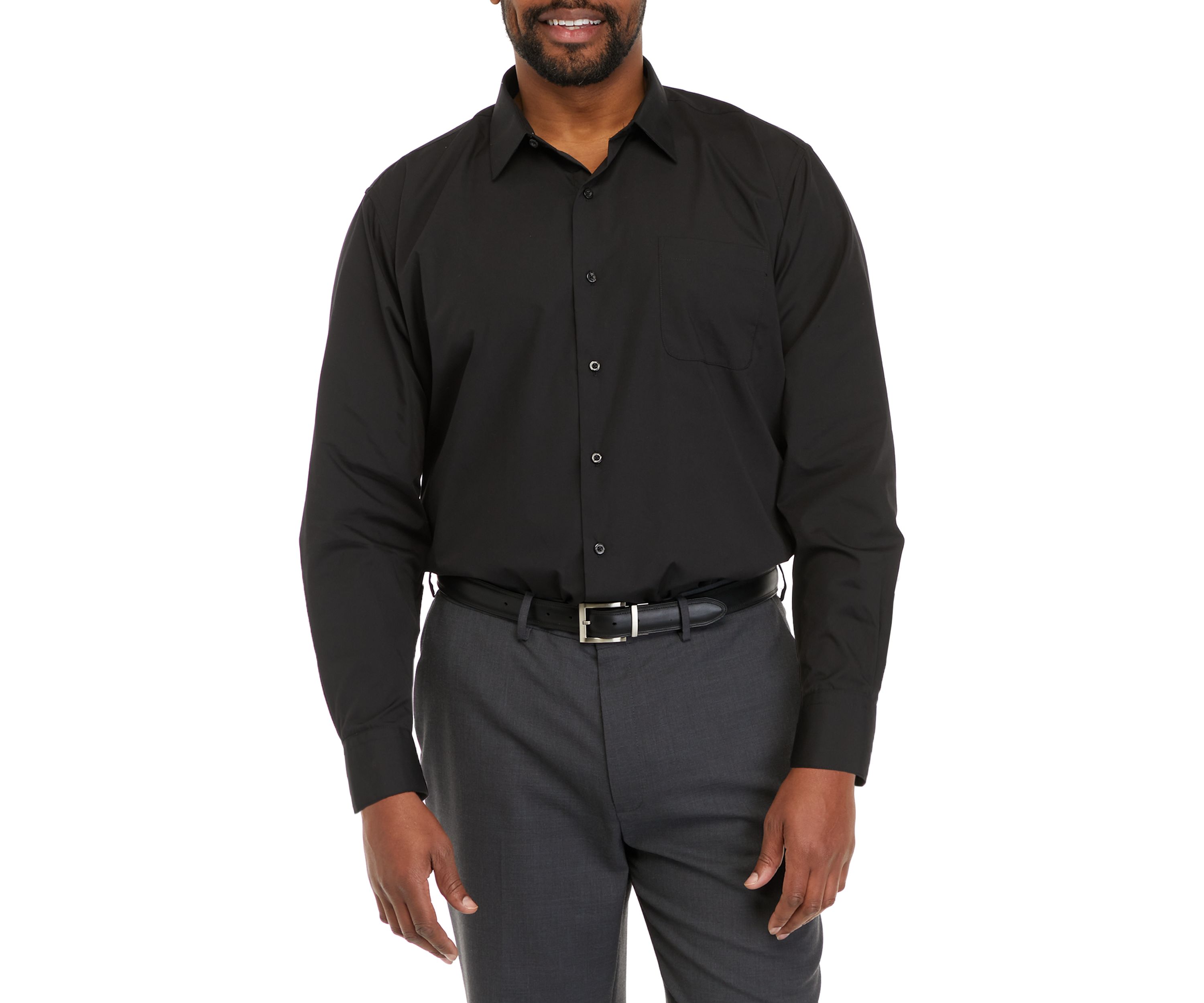 Big & Tall Long Sleeve Dress Shirt 