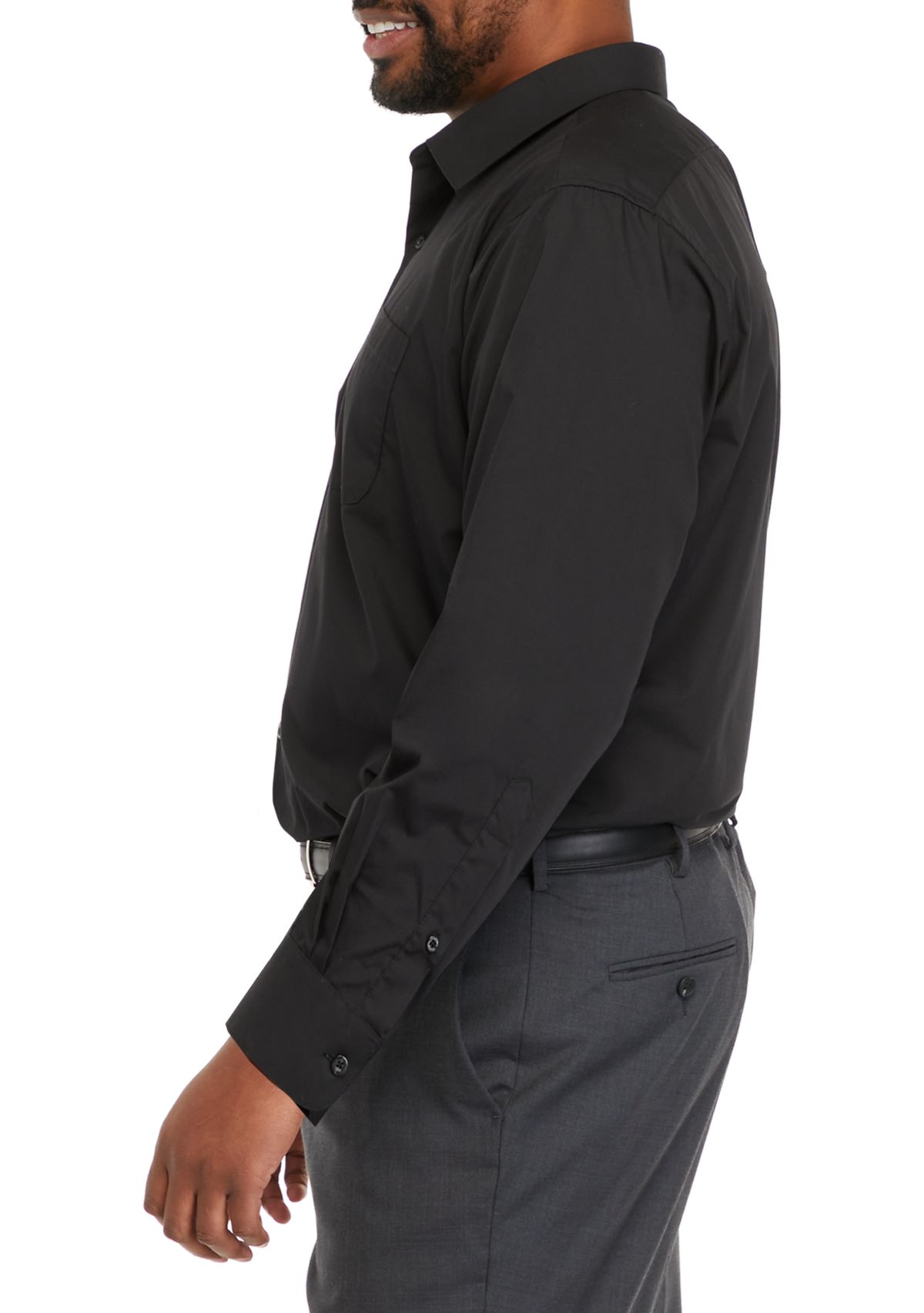 Big & Tall Long Sleeve Dress Shirt 