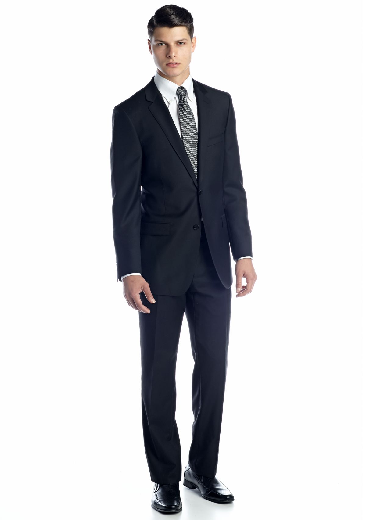 Classic Fit Black Suit