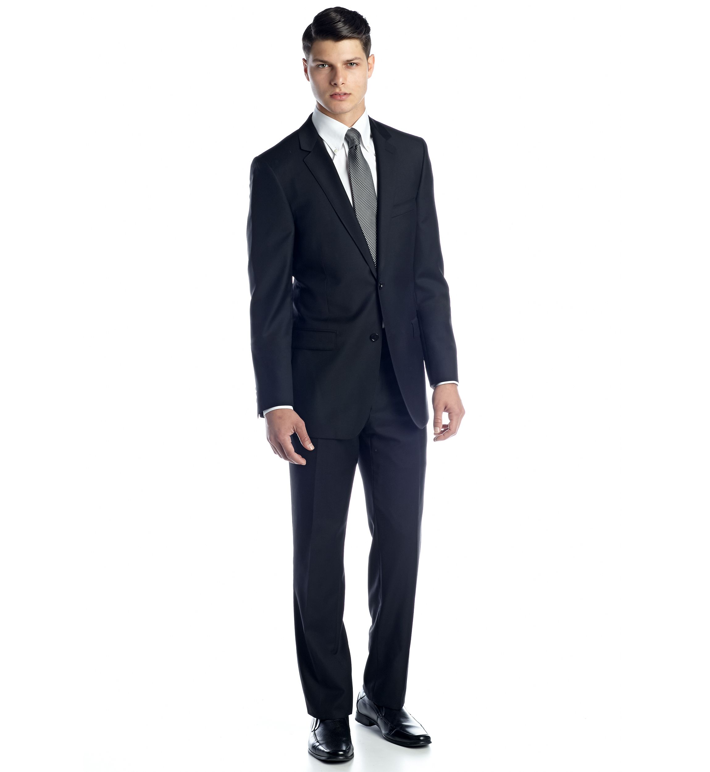 Classic Fit Black Suit