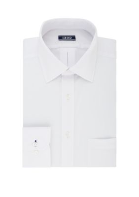 Regular Fit Long Lasting White All Over Stretch Dress Shirt