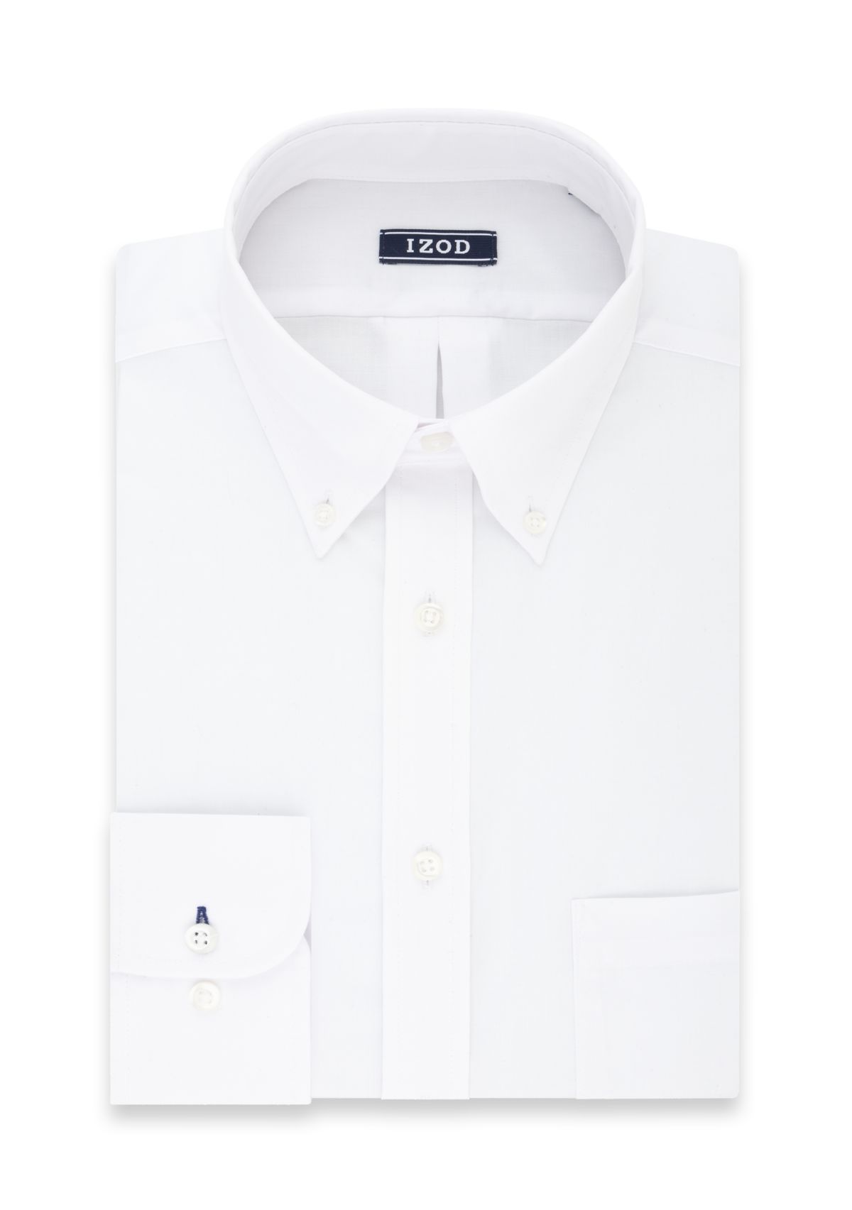 Regular Fit Long Lasting White All Over Stretch Dress Shirt