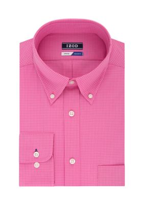 Tommy Hilfiger Men's Dress Shirt Regular Fit Non Iron Gingham, Aqua, 14.5  Neck 32-33 Sleeve at  Men's Clothing store