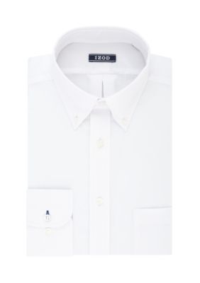 Men izod 2025 white oxford shirts