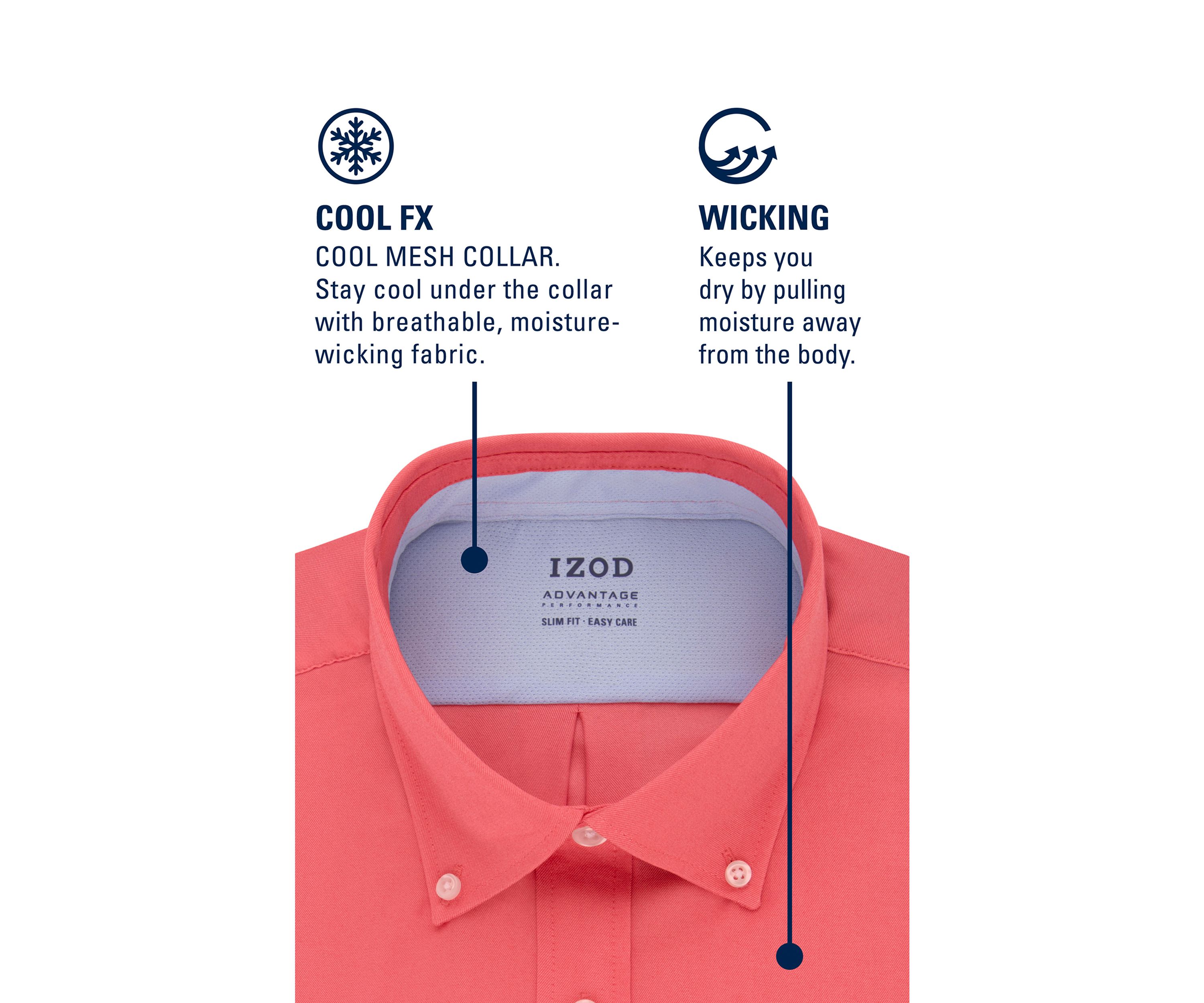 Advantage Performance Slim Fit Dress Shirt 