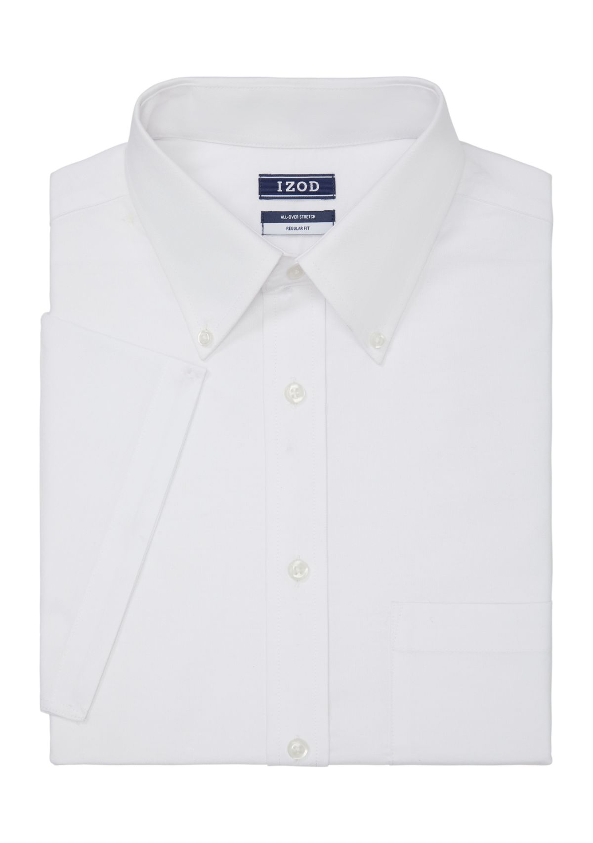 Short Sleeve Stretch Button Down Shirt 