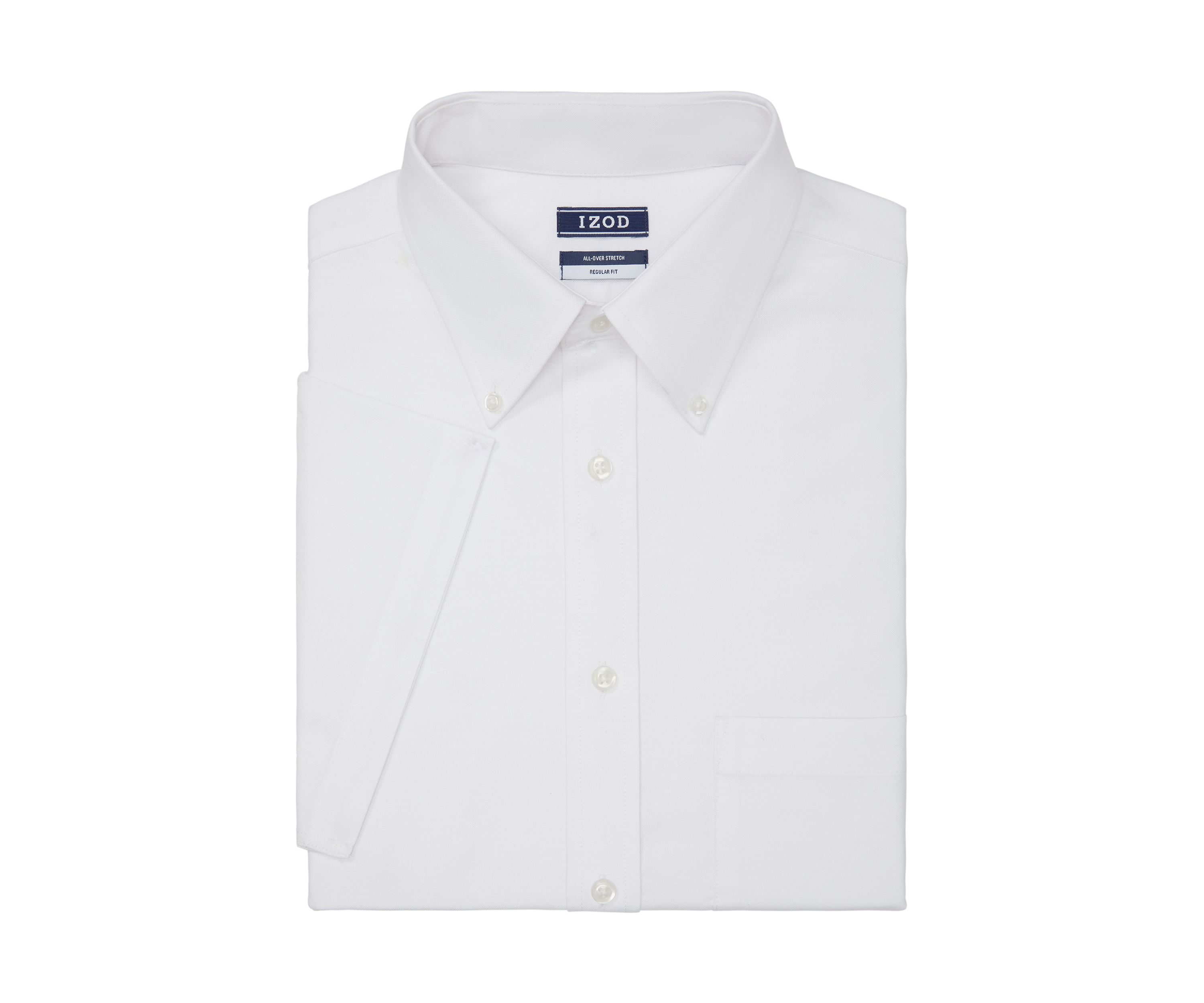 Short Sleeve Stretch Button Down Shirt 