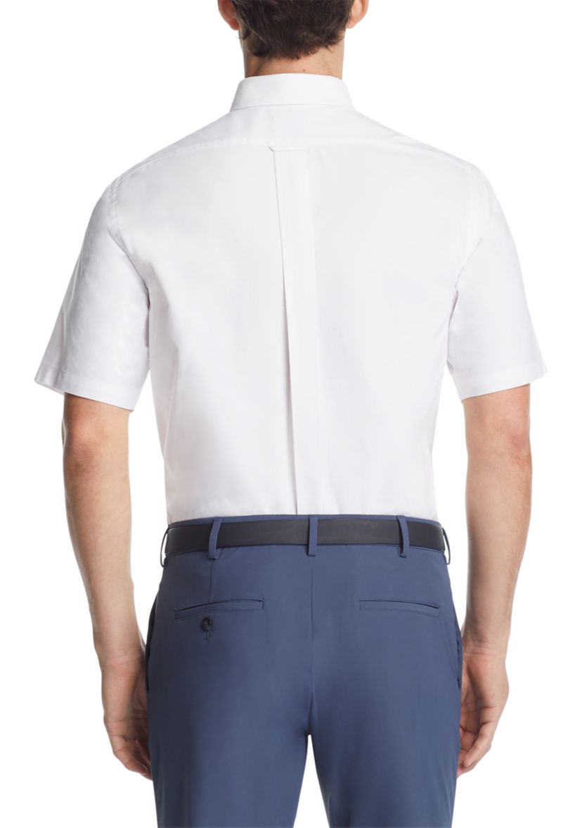 Short Sleeve Stretch Button Down Shirt 