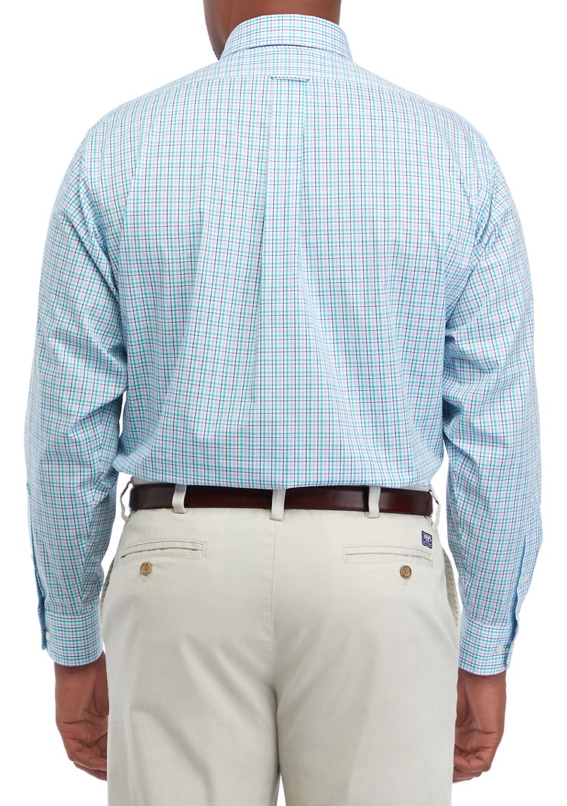 Mens Big & Tall All Over Stretch Dress Shirt