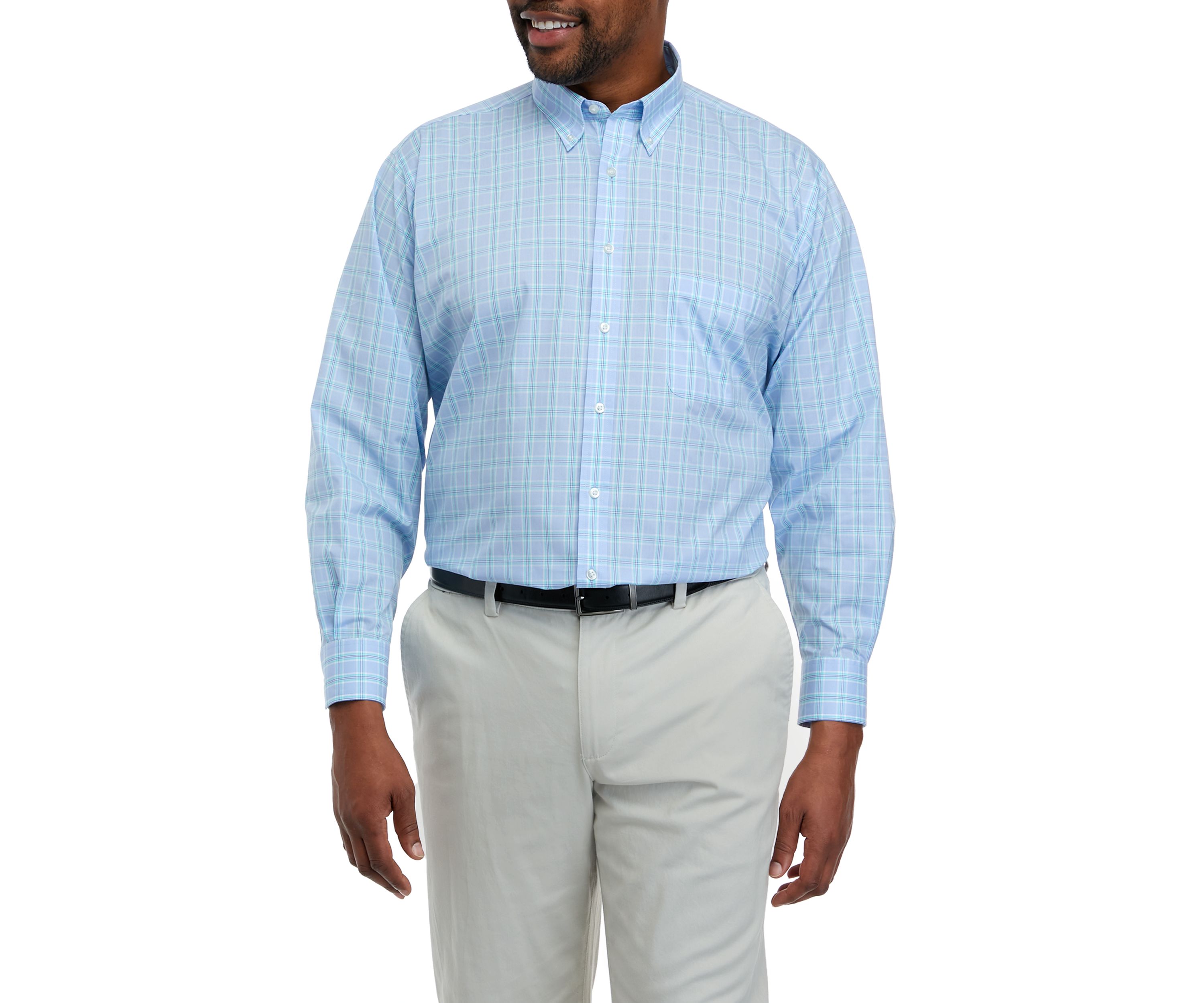 Big & Tall All Over Stretch Dress Shirt