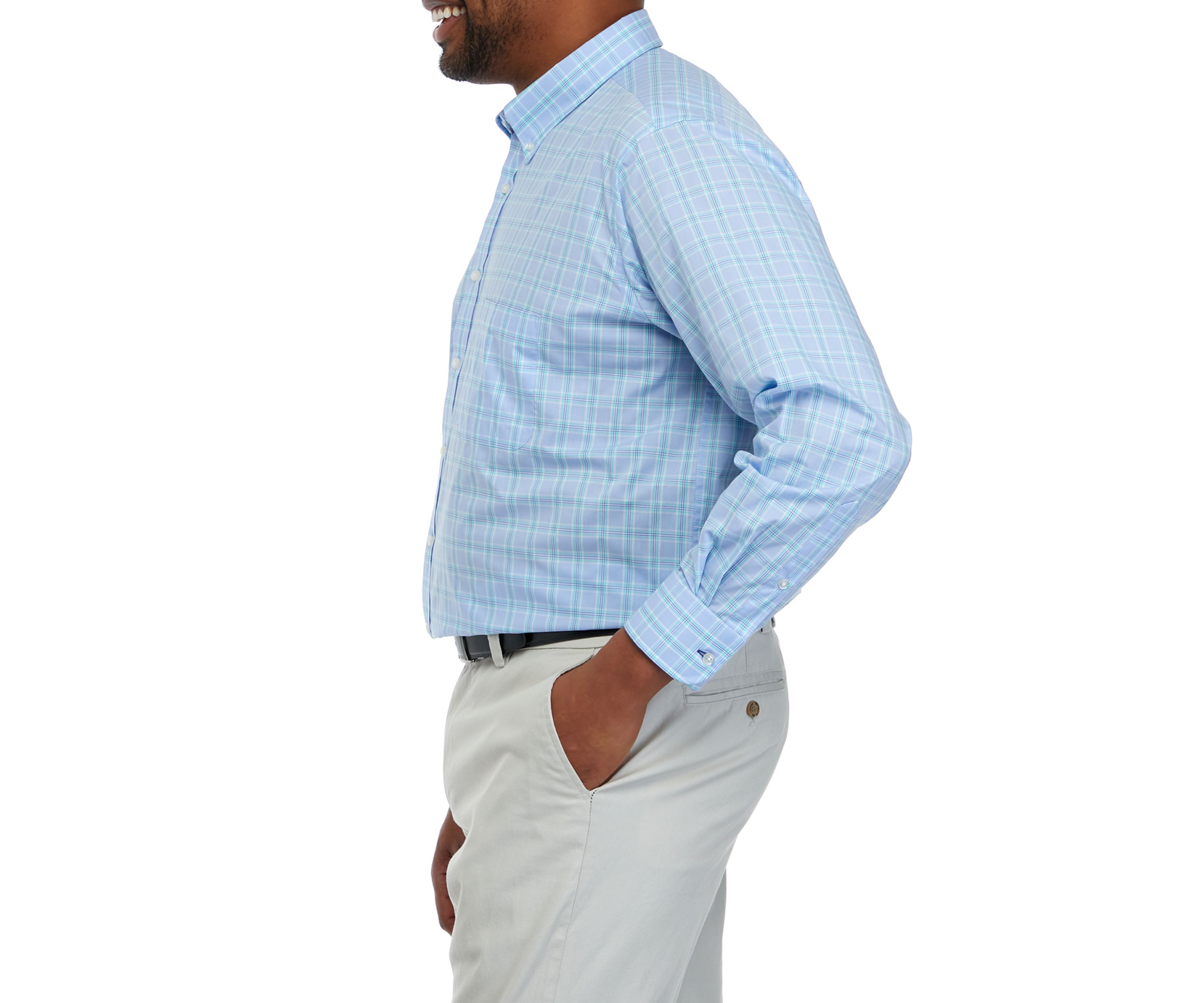 Big & Tall All Over Stretch Dress Shirt