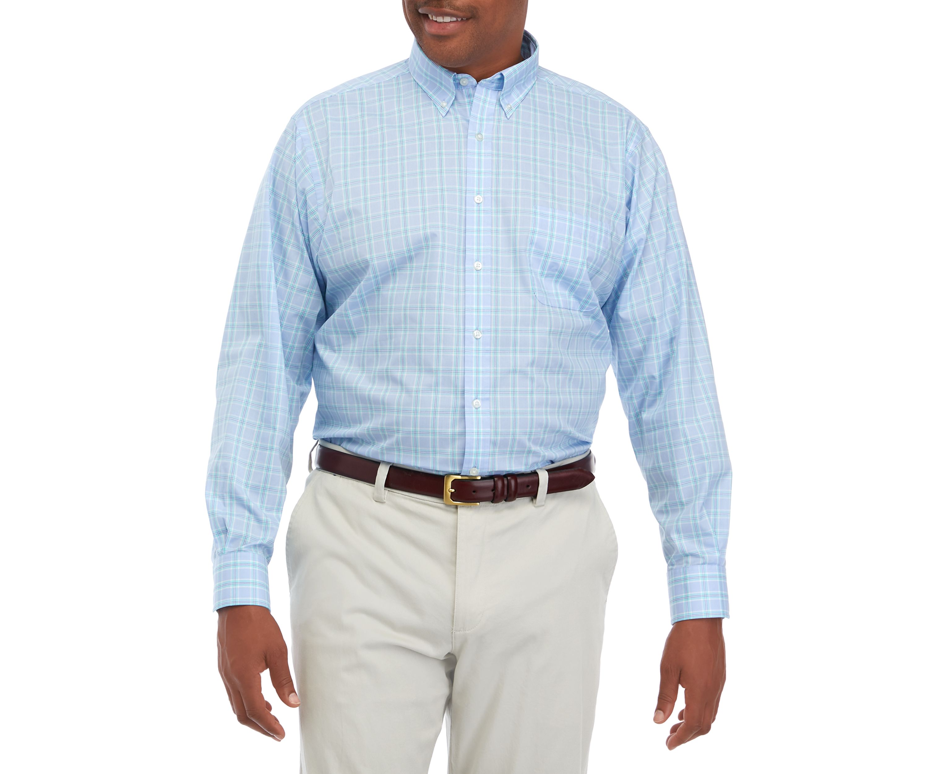 Big & Tall All Over Stretch Dress Shirt