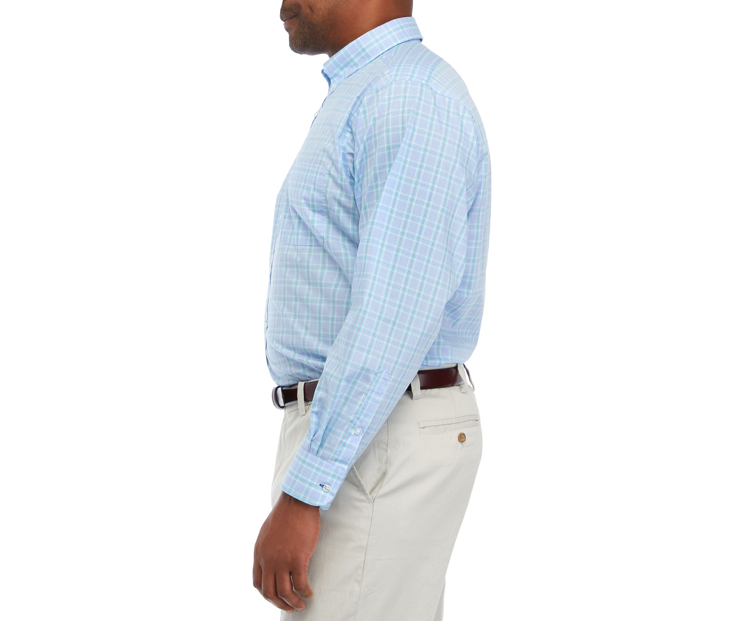 Big & Tall All Over Stretch Dress Shirt