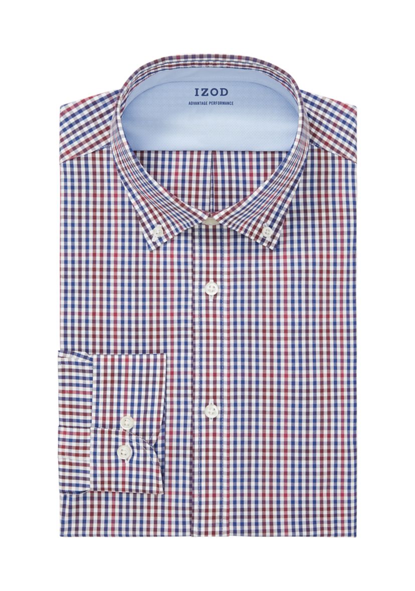 Long Sleeve Slim Fit Multi Check Shirt