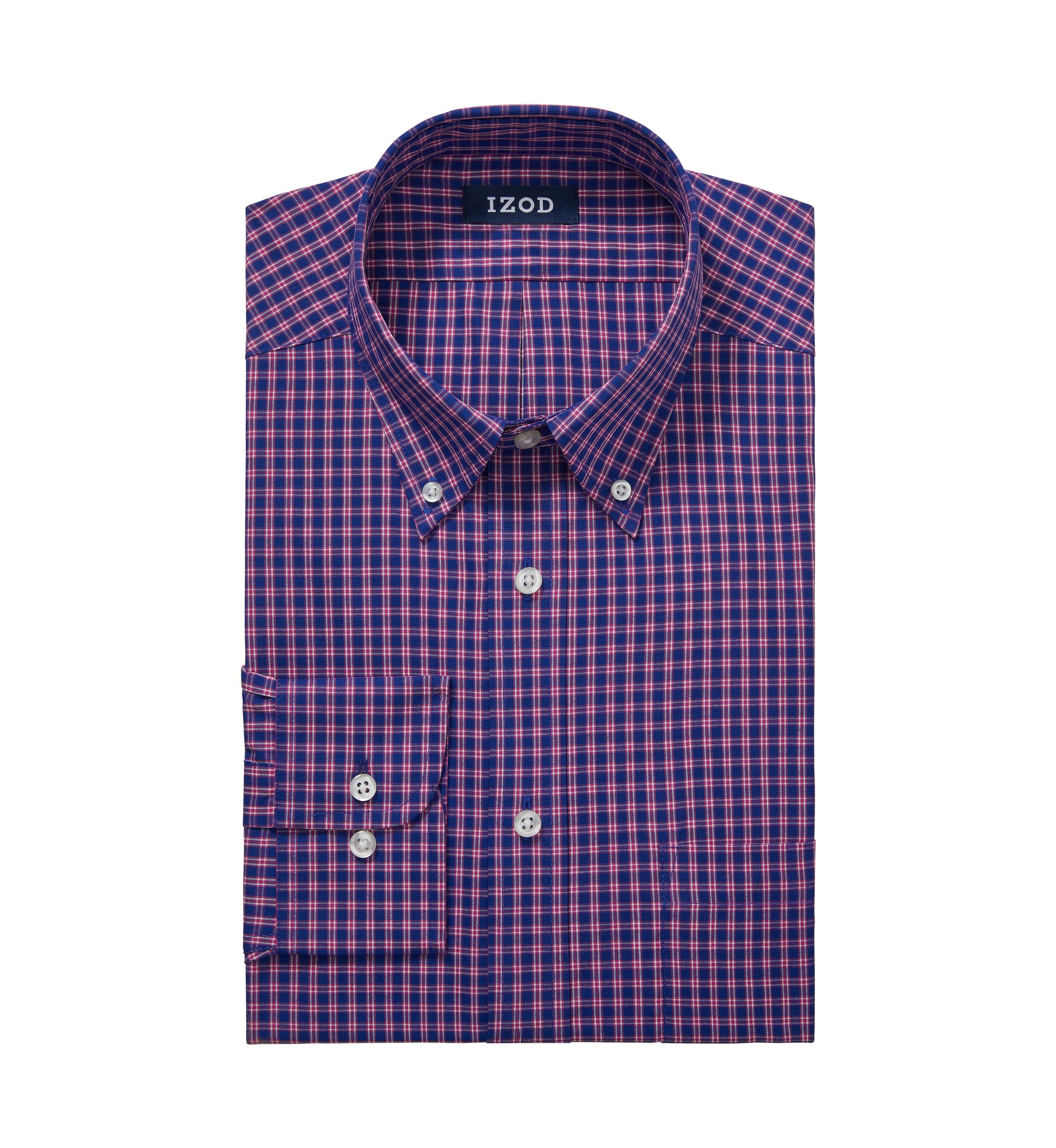 Mens Regular Fit All Over Stretch Dress Shirt