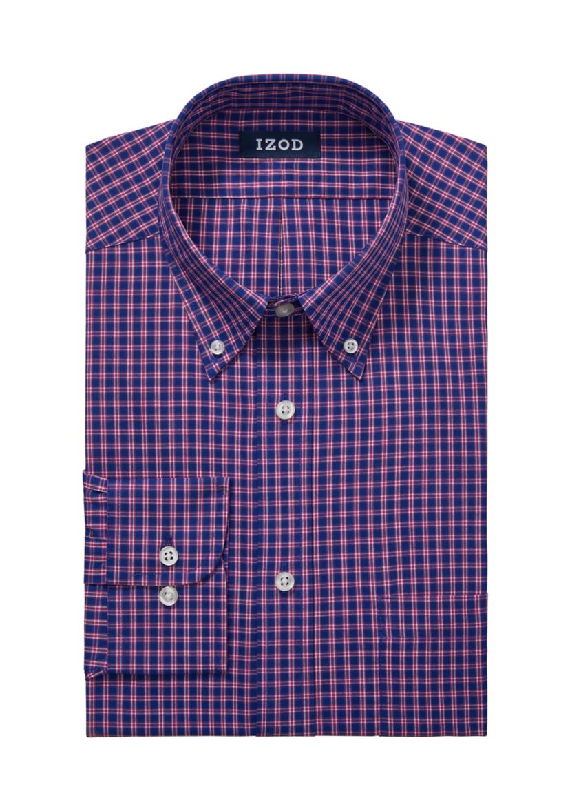 Mens Regular Fit All Over Stretch Dress Shirt