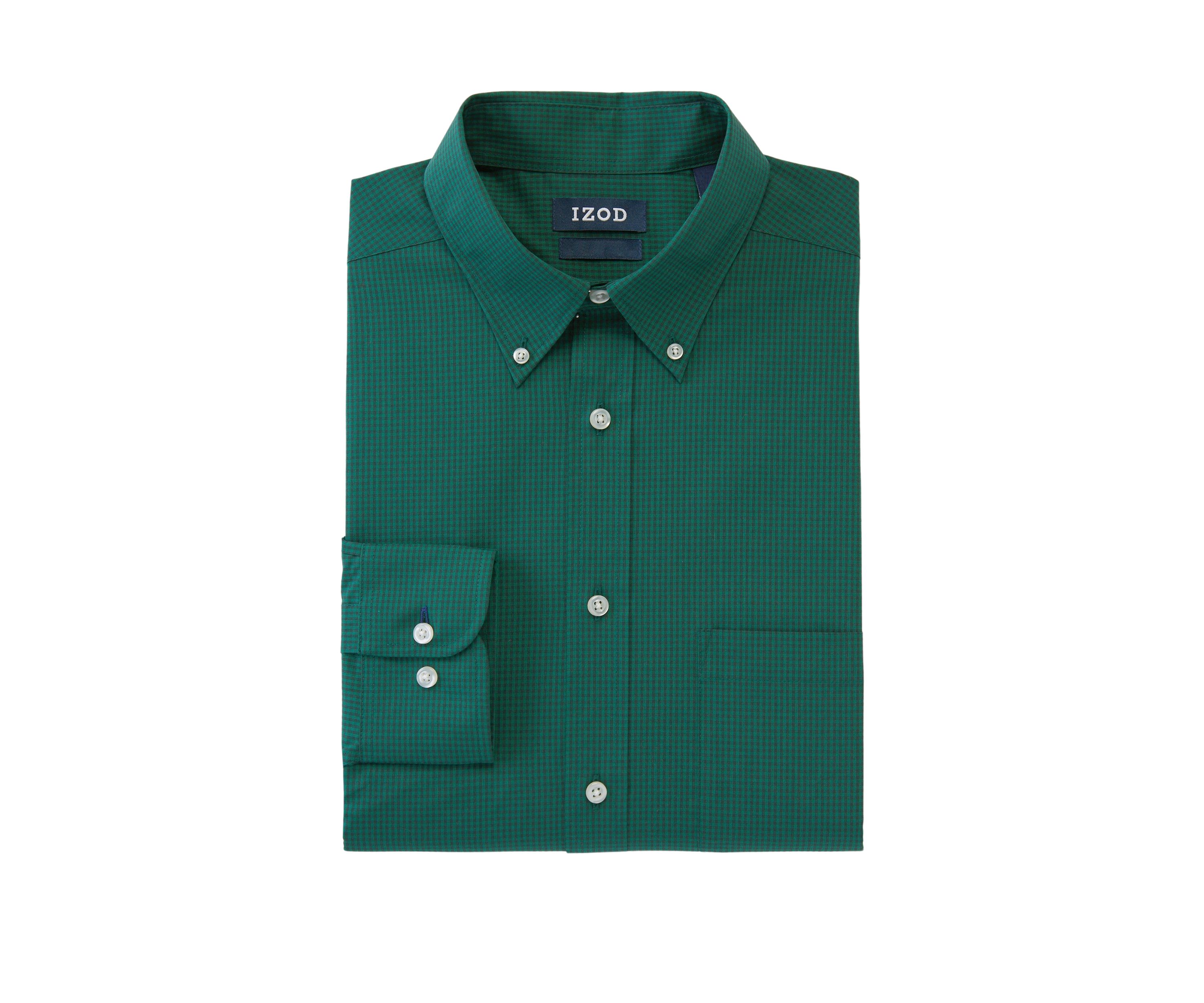 Mens Regular Fit All Over Stretch Dress Shirt
