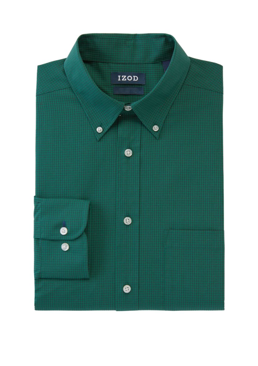 Mens Regular Fit All Over Stretch Dress Shirt