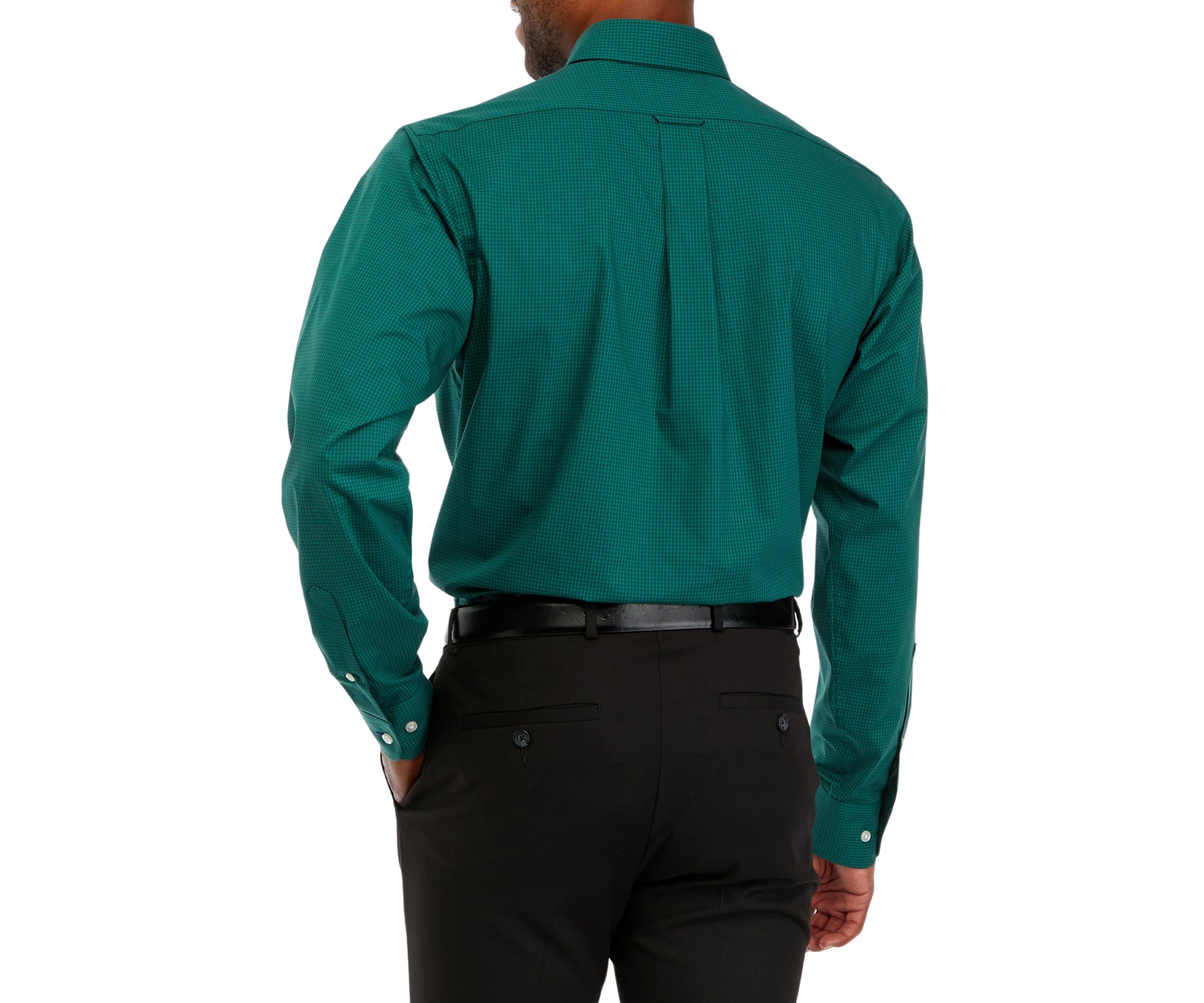 Mens Regular Fit All Over Stretch Dress Shirt