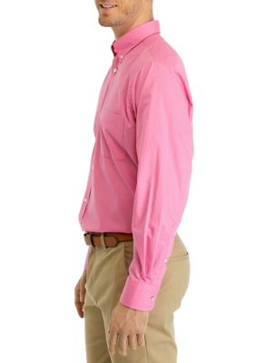 Men's Regular Fit All Over Stretch Dress Shirt