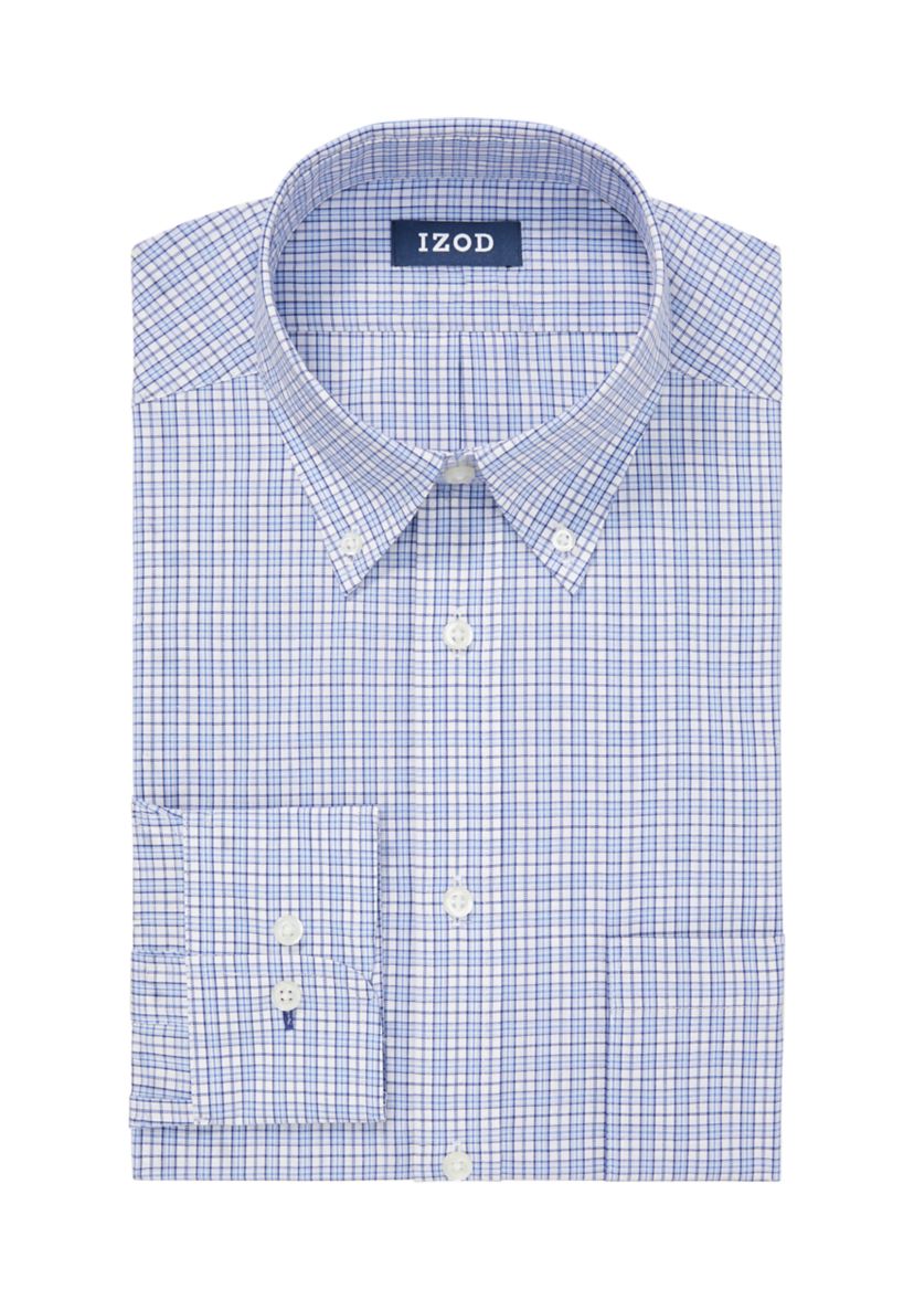 Mens Big All Over Printed Stretch Dress Shirt
