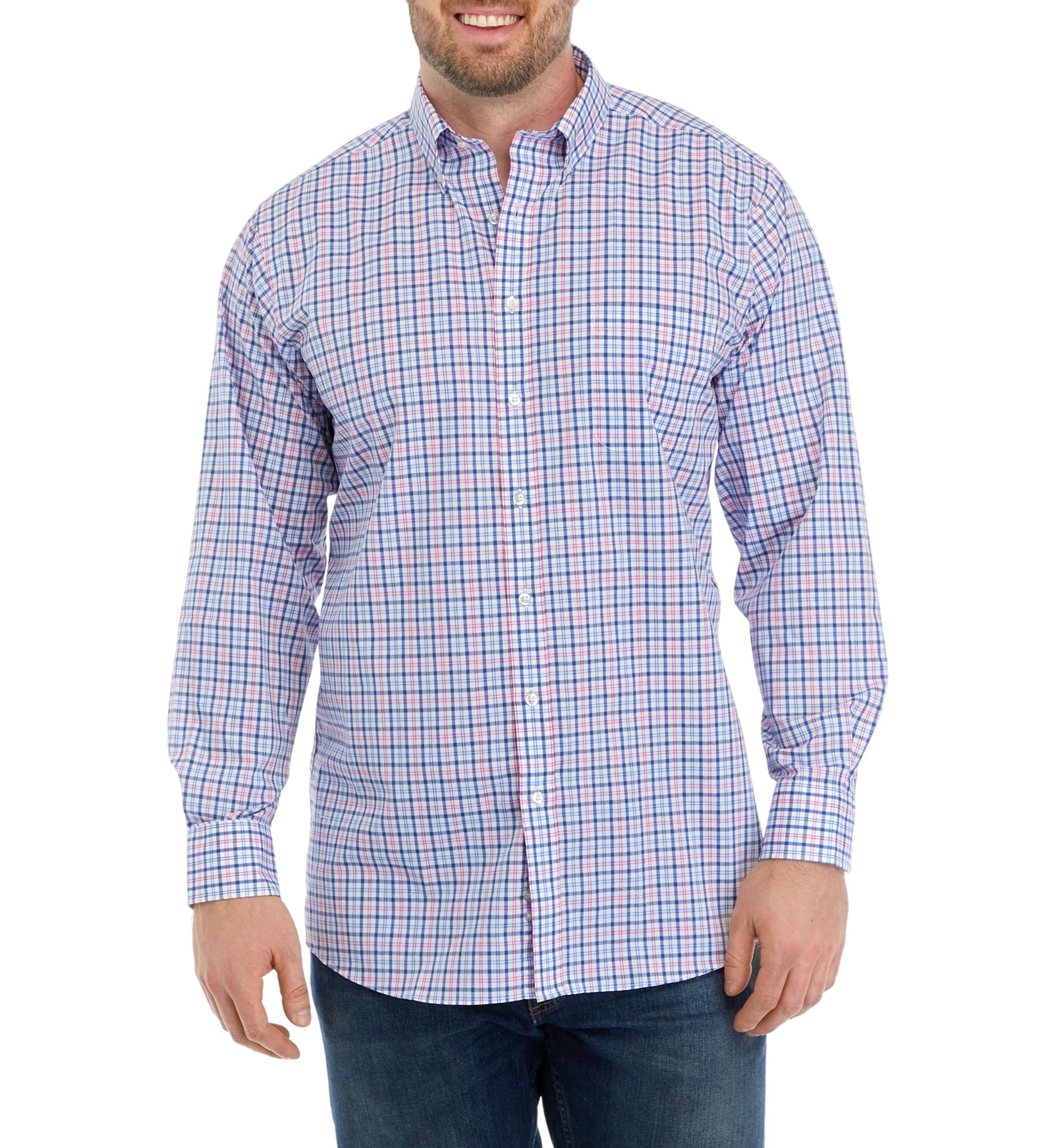 Big & Tall All Over Stretch Dress Shirt
