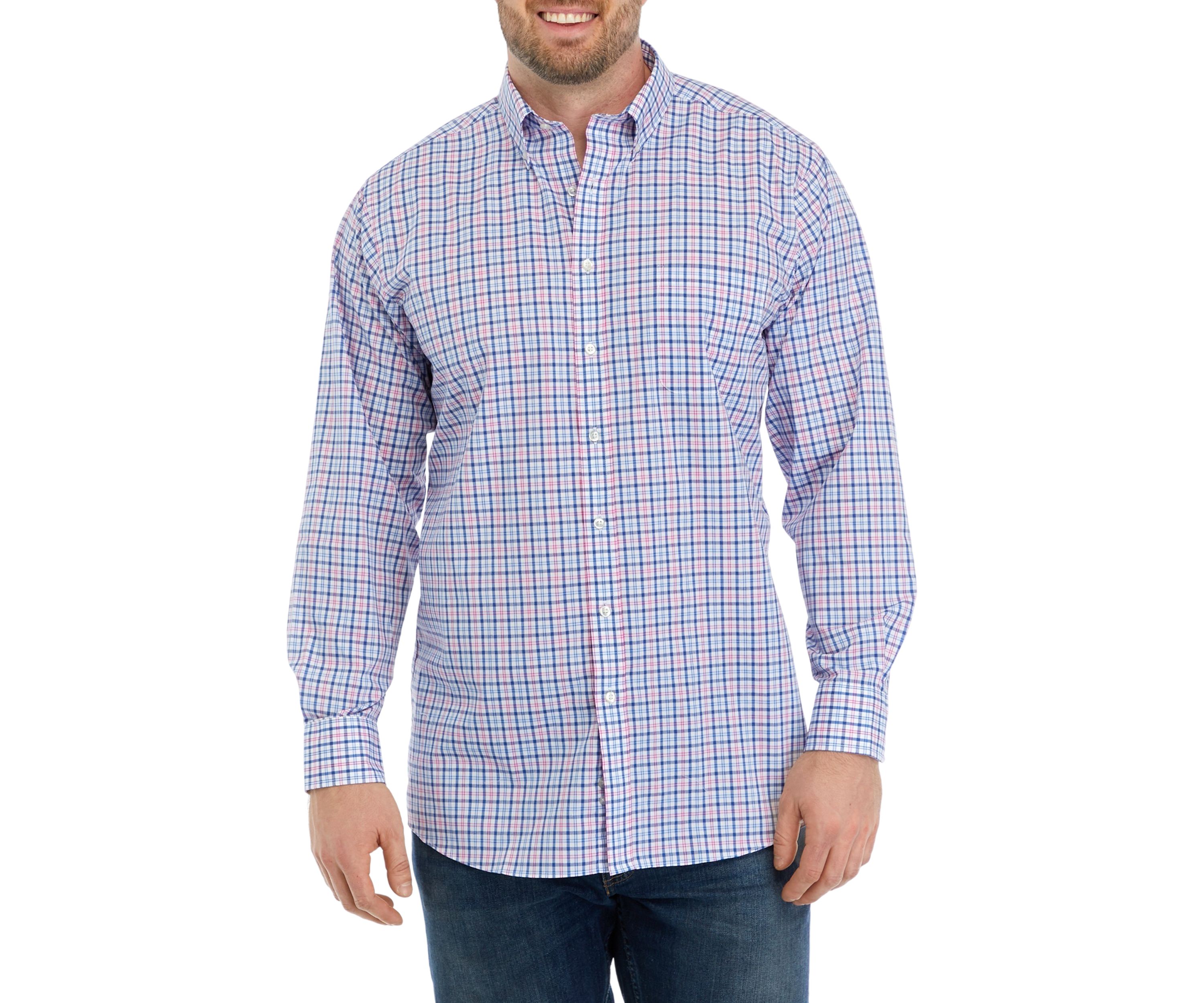 Big & Tall All Over Stretch Dress Shirt