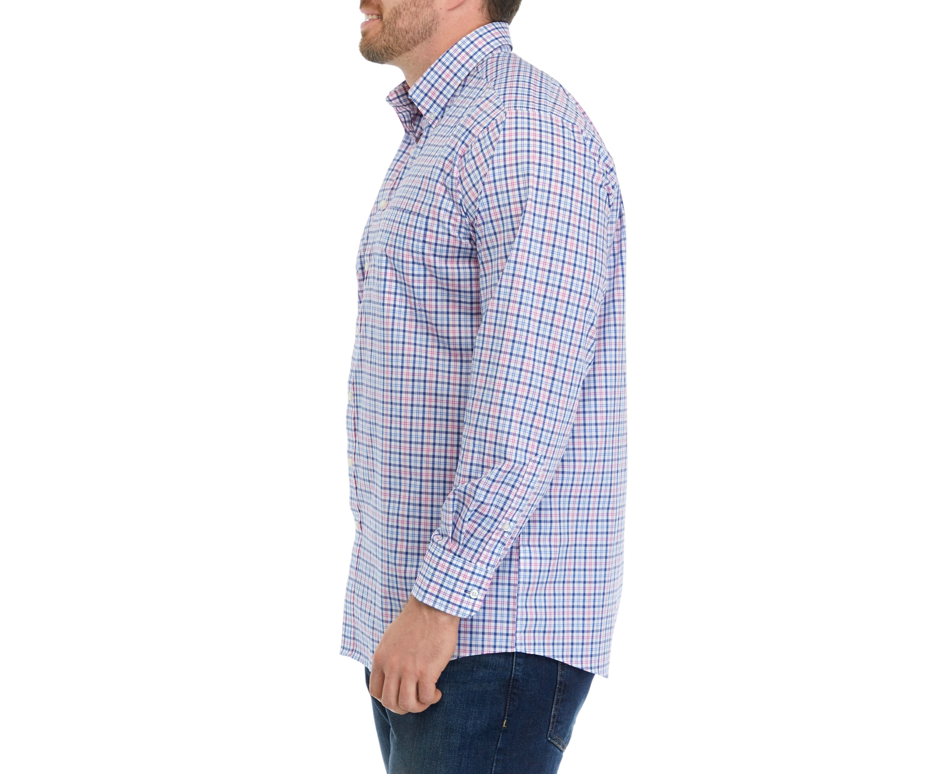 Big & Tall All Over Stretch Dress Shirt
